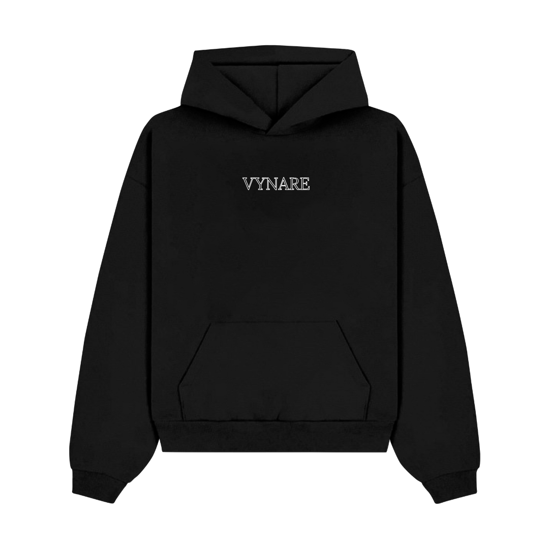 VYNARE CLASSIC BLACK HOODIE